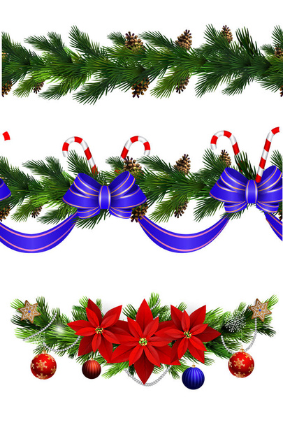 Vector frontera de Navidad
 - Vector, imagen