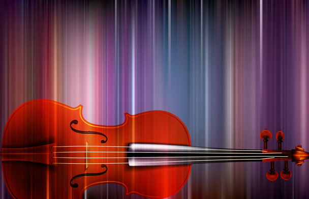 抽象的なヴァイオリンと音楽の背景をぼかし - ベクター画像