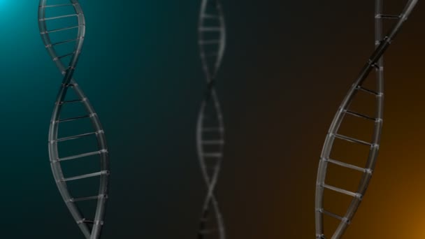 abstrakcyjne tło z DNA - Materiał filmowy, wideo
