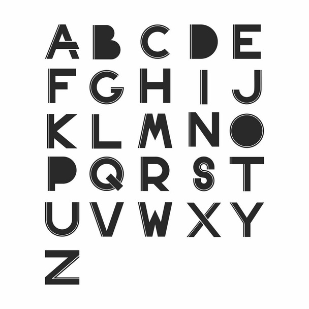 Стилізований, абстрактні шрифту
 - Вектор, зображення