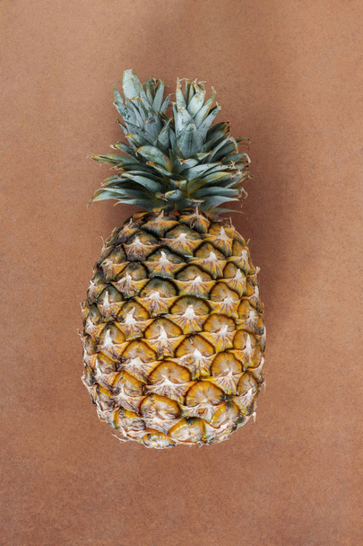 pineapple on wooden. - Fotoğraf, Görsel