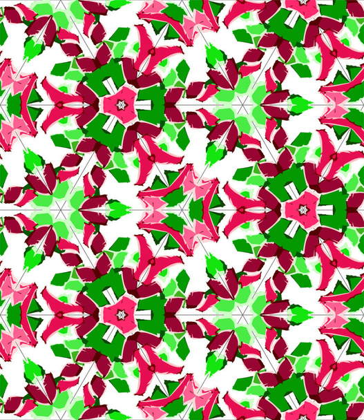 Mosaic seamless pattern for background, wallpapers - Vector, Imagen