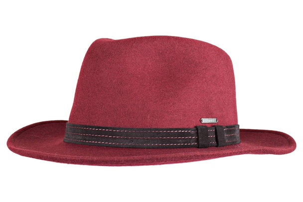 Chapeau rouge pour hommes fond blanc
 - Photo, image