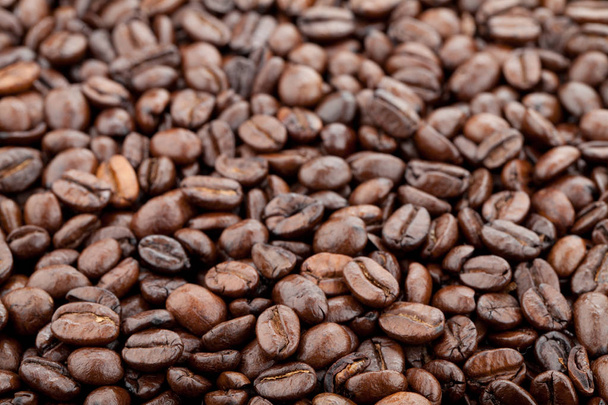 Closeup των κόκκων καφέ ως φόντο - Φωτογραφία, εικόνα