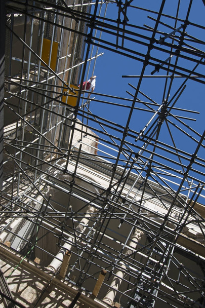 Scaffolding during reconstruction of the Rector Palace in Dubrovnik, Croatia - Photo, Image
