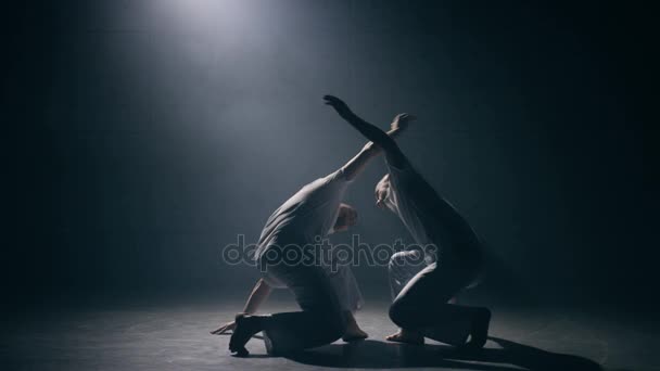 Muži cvičí capoeira - Záběry, video
