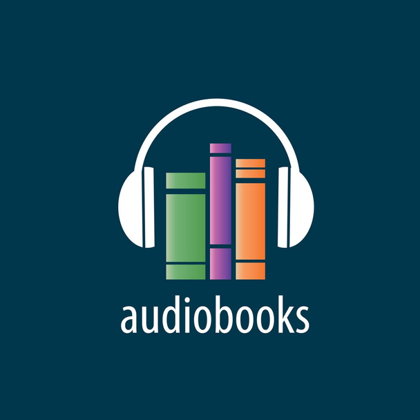 Audioboek. Vector logo sjabloon - Vector, afbeelding