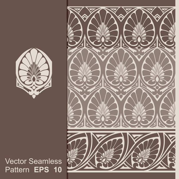Seamless wallpaper pattern vector - Διάνυσμα, εικόνα
