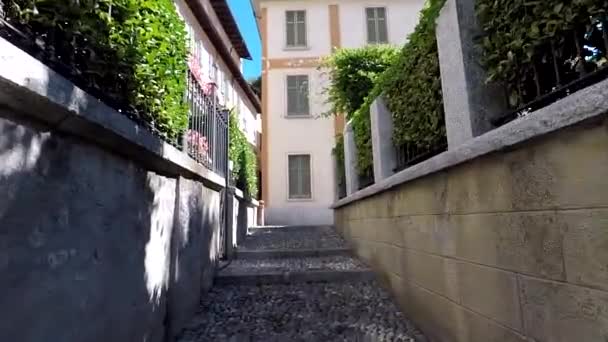 Narrow ancient italian street - Footage, Video