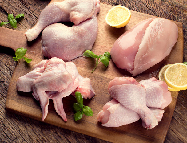 Raw chicken meat  - Photo, image