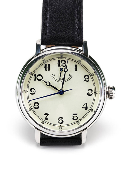чоловічі наручні годинники ізольовані на білому тлі
 - Фото, зображення