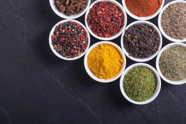 Colection of indian spices  - Photo, image