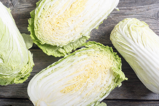 Fresh chinese cabbage  - Фото, зображення
