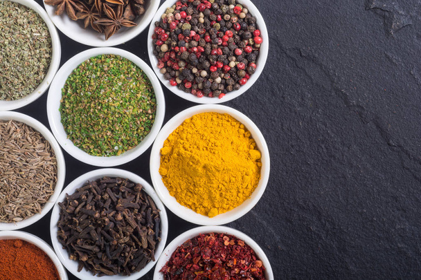 Colection of indian spices  - 写真・画像
