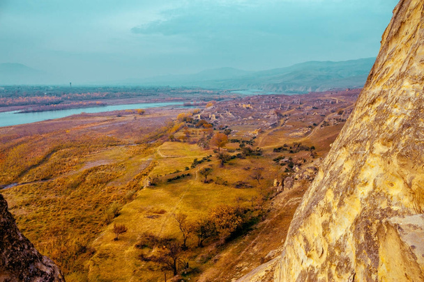 Vue panoramique depuis la montagne, Géorgie, Europe
 - Photo, image