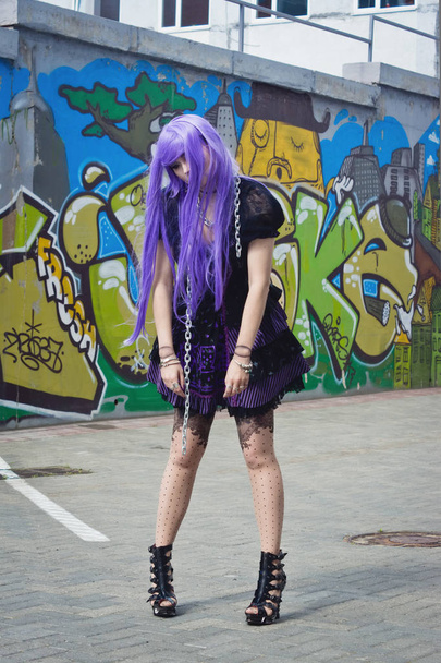 Cyber gothic girl  - Fotografie, Obrázek