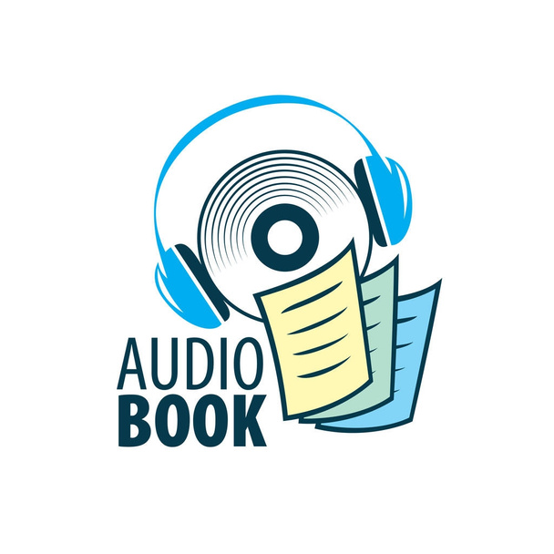 Audiobook. Vektör logo şablonu - Vektör, Görsel