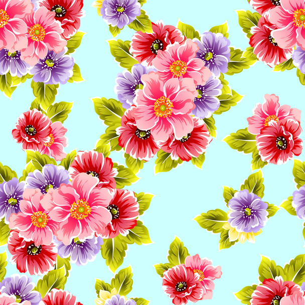 seamless floral background vector illustration  - Vektori, kuva