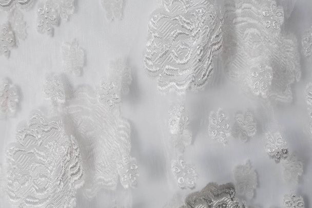 pozadí pěkný svatební svatební šaty textilie - Fotografie, Obrázek