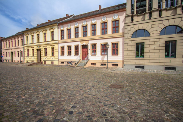 Tradidional Avrupa archirecture tarzı Potsdam binalarda - Fotoğraf, Görsel
