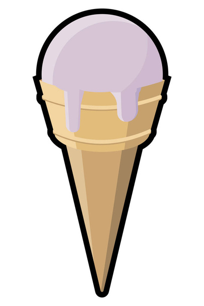crème glacée. icône web - Vecteur, image