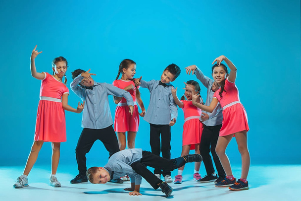 The kids dance school, ballet, hiphop, street, funky and modern dancers - Фото, зображення