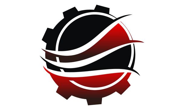 CNC Service Logo ontwerp sjabloon Vector - Vector, afbeelding