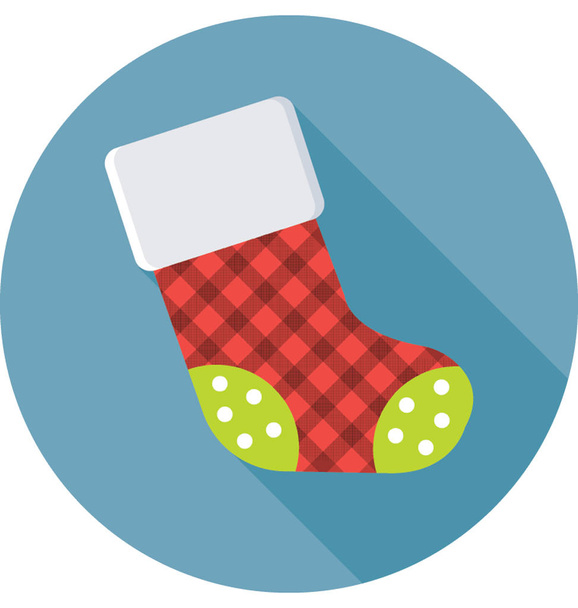 Stocking Colored Vector Icon - ベクター画像