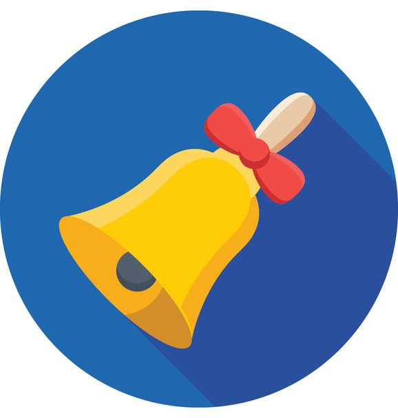 Bell Colored Vector Icon  - Wektor, obraz