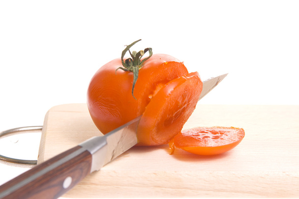 Tomatoes on cutting board - Photo, image