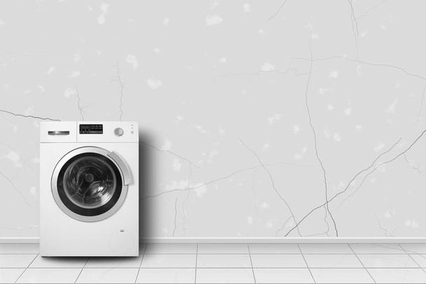 AGD - pralki w domu interiér - Zdjęcie, obraz