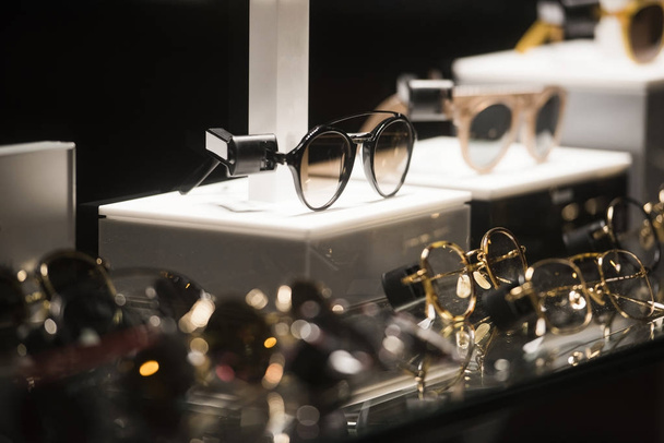 Luxury eyeglasses in a store in Paris - Foto, immagini