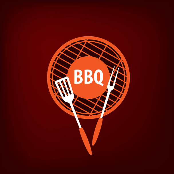 Barbecue party logo - Vector, Image