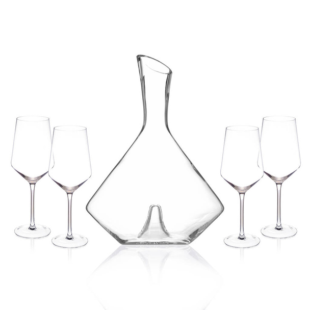 Crystal glass decanter set - Photo, Image