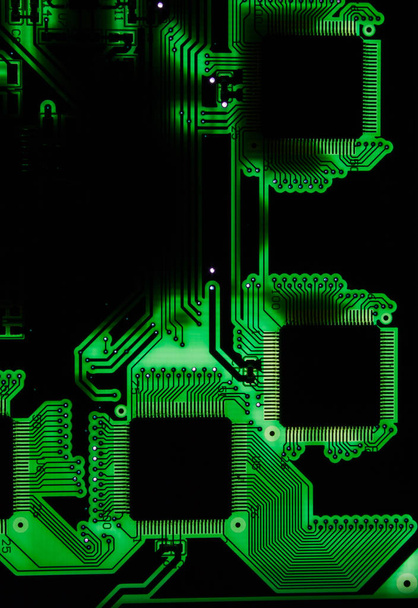 Számítógépes chip fény és csillogás - Fotó, kép