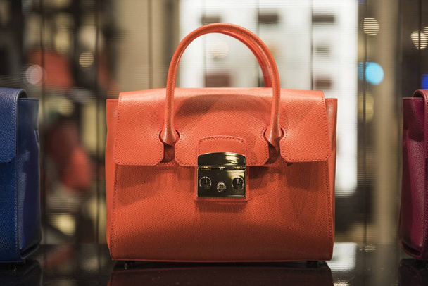 Luxury handbag  in a store - 写真・画像