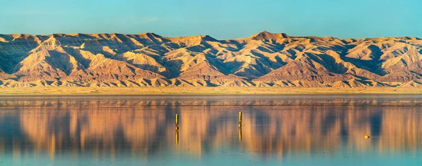 Chott エル Djerid、チュニジアの乾燥湖 - 写真・画像