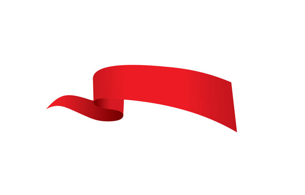 Векторная красная лента
 - Вектор,изображение