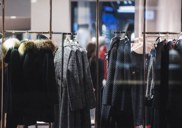 women clothing  in a store - Zdjęcie, obraz