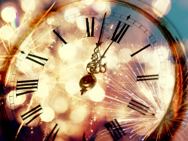Twelve o'clock - new year's eve - Foto, Bild