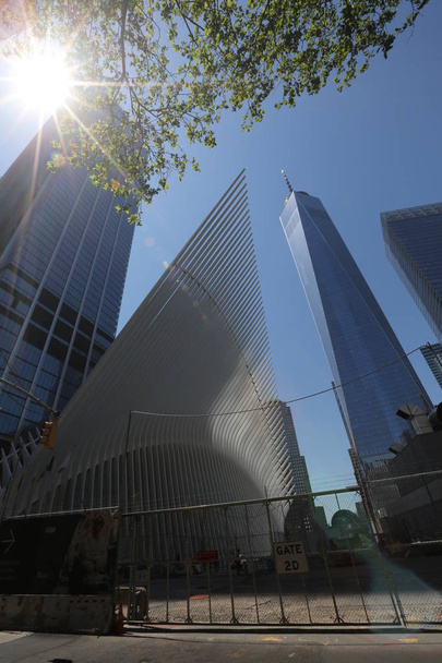 Westfield World Trade Center outdoor. America, New York City - May 12, 2017 - Фото, изображение