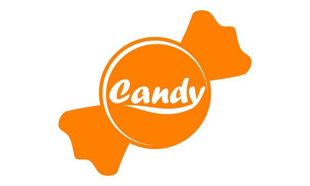Векторний шаблон дизайну логотипу цукерок
 - Вектор, зображення