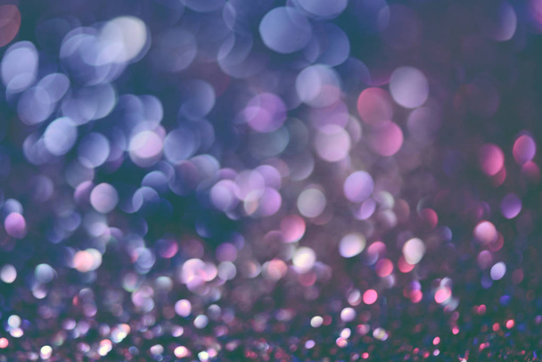 bokeh Blurred abstract background for birthday, anniversary, wedding, new year eve or Christmas. - Foto, afbeelding
