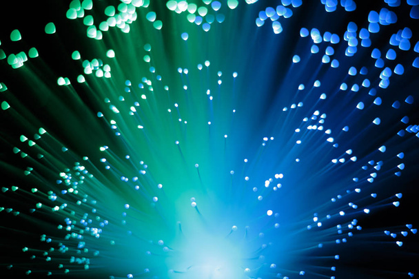 Abstract Optic Fiber Sci-Fi Technology Concept Background  - Photo, Image