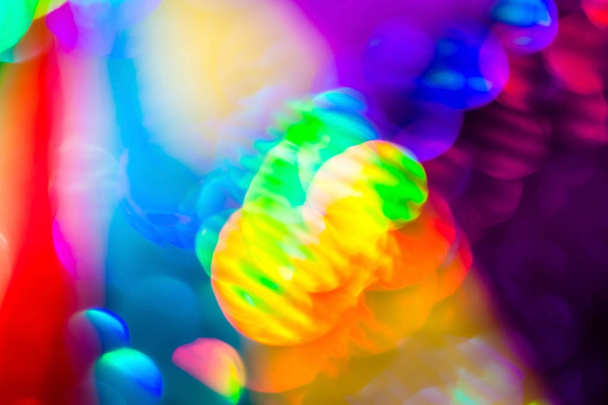 bright color lights close up - Фото, изображение