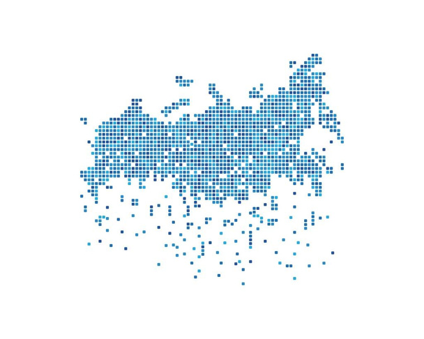Wereld Logo sjabloon vectorillustratie pictogram - Vector, afbeelding