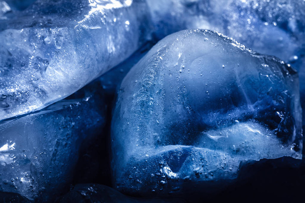 Ice cube texture background - Photo, Image