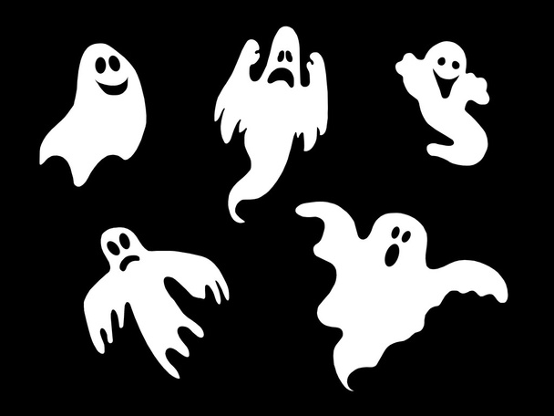 Isolated Halloween ghosts - Фото, зображення