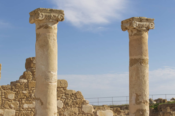 Archaeological excavations of ancient Greek civilization, the island of Cyprus - Valokuva, kuva