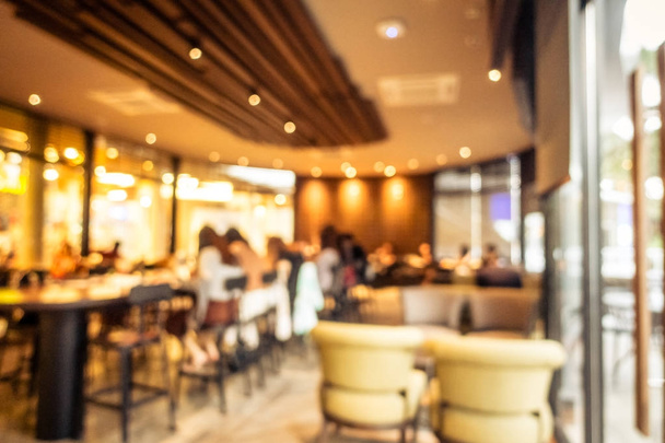 Abstract blur and defocused coffee shop cafe and restaurant - Foto, Bild